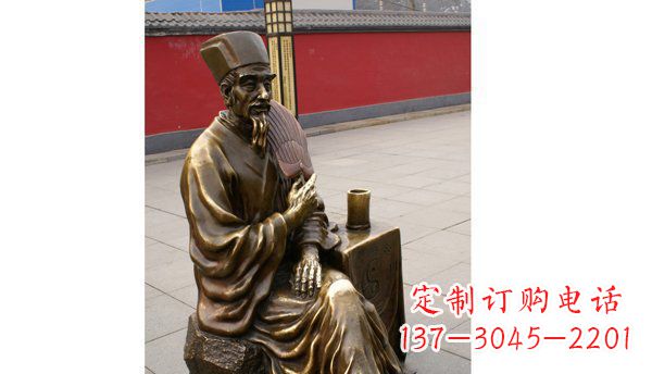 吉林诸葛亮古代名人铜雕