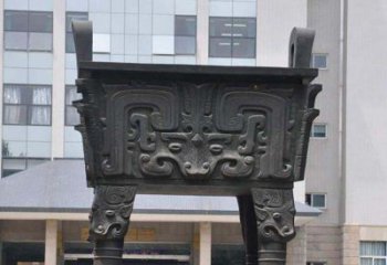 吉林小区铜雕鼎雕塑