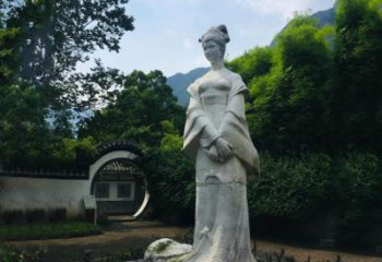 吉林园林历史名人塑像王昭君汉白玉雕塑