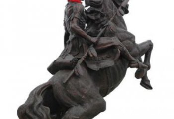 吉林战士与马 铸铜雕塑