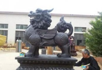 吉林招财神兽貔貅铜雕 