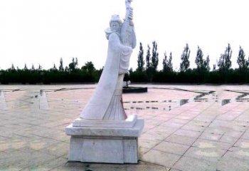 吉林中国古代四大美女之王昭君广场石雕塑