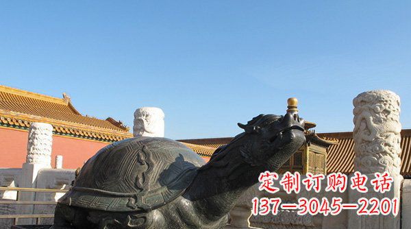 吉林铸铜龙龟寺庙神兽铜雕