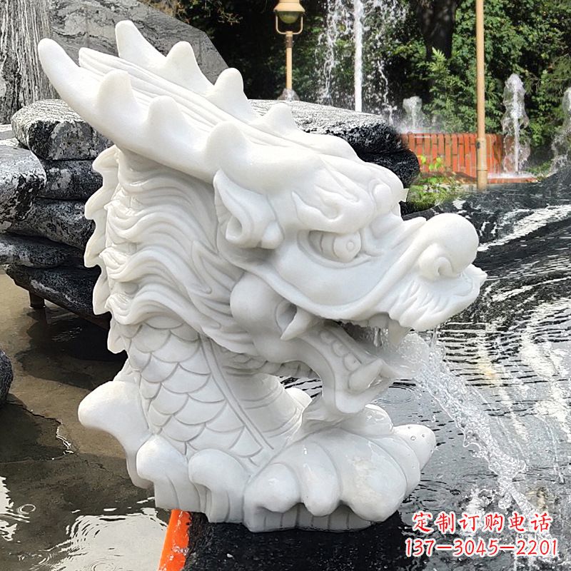 吉林自然石石雕流水喷泉