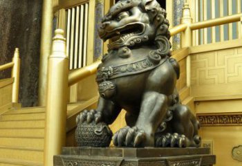 吉林铸铜狮子北京狮铜雕