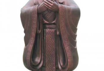 吉林紫铜孔子像