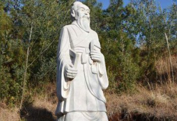 吉林祖冲之汉白玉石雕像-公园景区中国古代名人雕塑