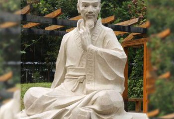 吉林祖冲之石雕塑像-园林人物历史名人雕像